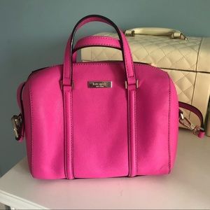 Kate Spade Hot Pink Leather Satchel